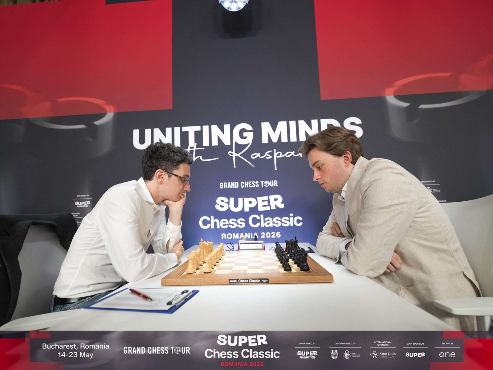 Finala Super Chess Classic România 2026: Caruana și Keymer, față în față pentru titlu