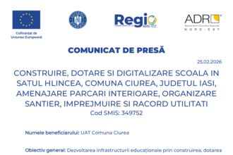 Comunicat de presa Ciurea SCOALA-1
