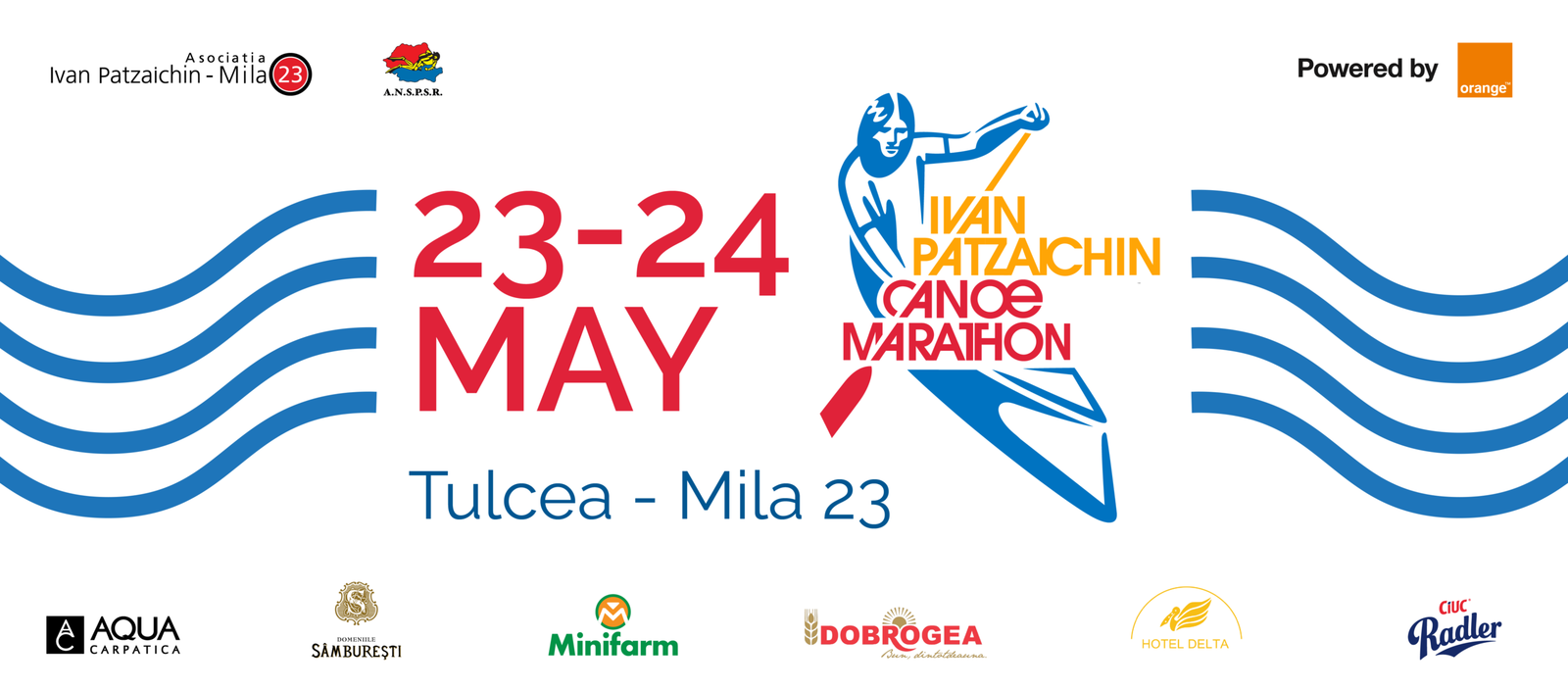 Maratonul Internațional de Canoe „Ivan Patzaichin” – ediția a doua, la Tulcea, 22 -24 mai