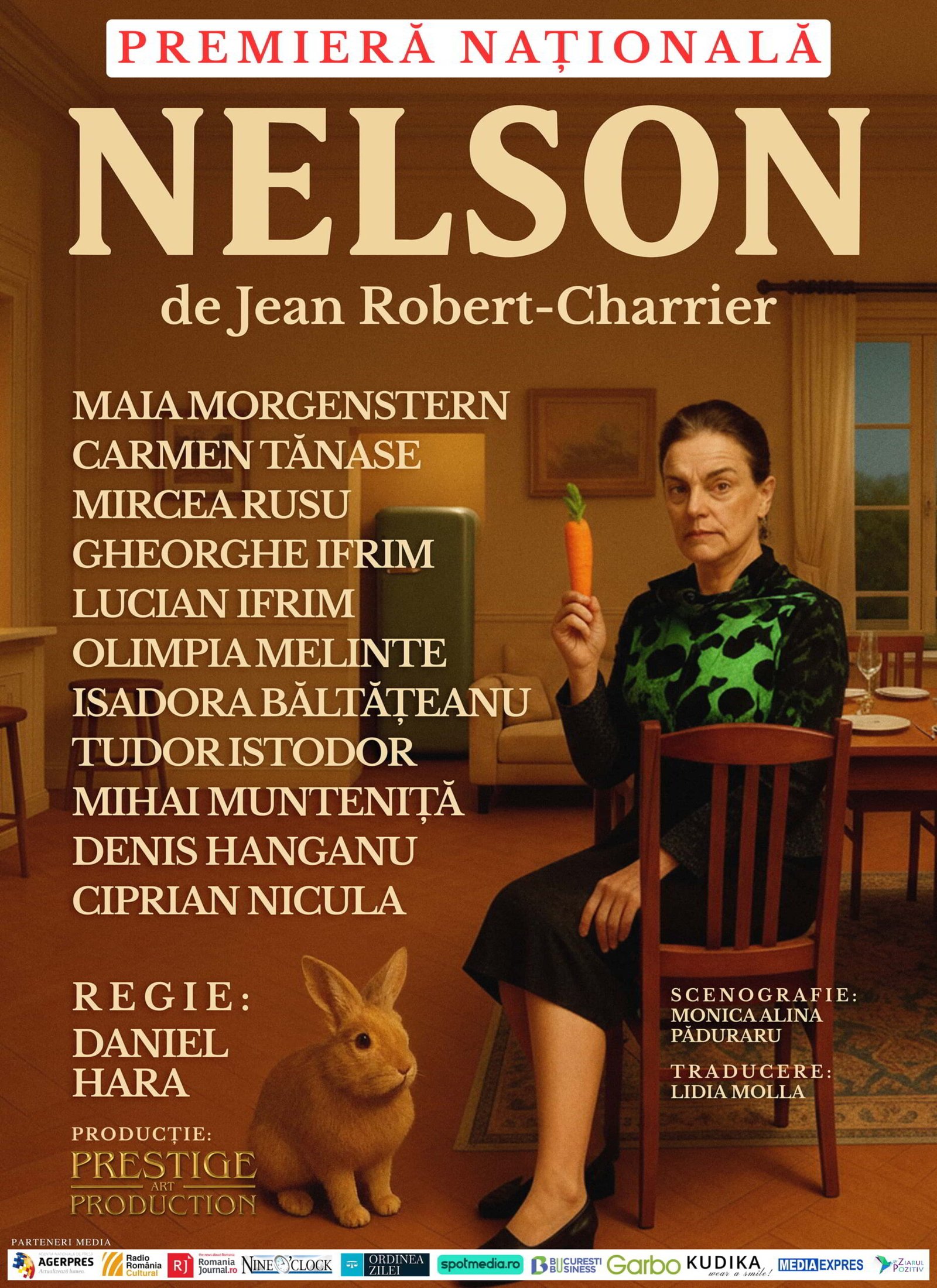 „Nelson” și „Ața și năvodul ei de… viață”, pe scenele din București, Târgu Mureș și Baia Mare, la început de iunie