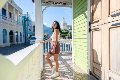 Turist in vacanta in Puerto Plata din Republica Dominicana