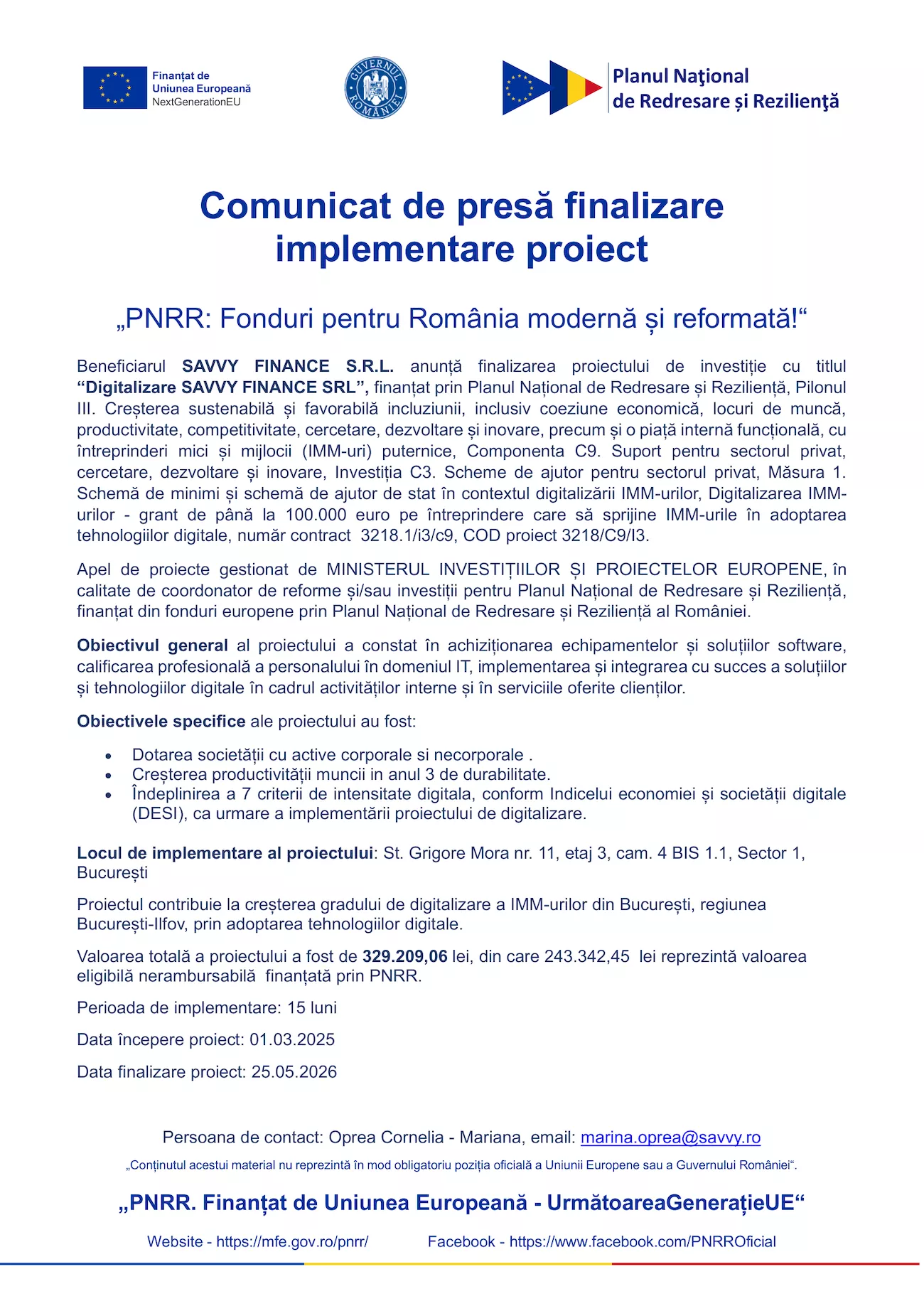 comunicat-de-presa-finalizare-savvy-finance