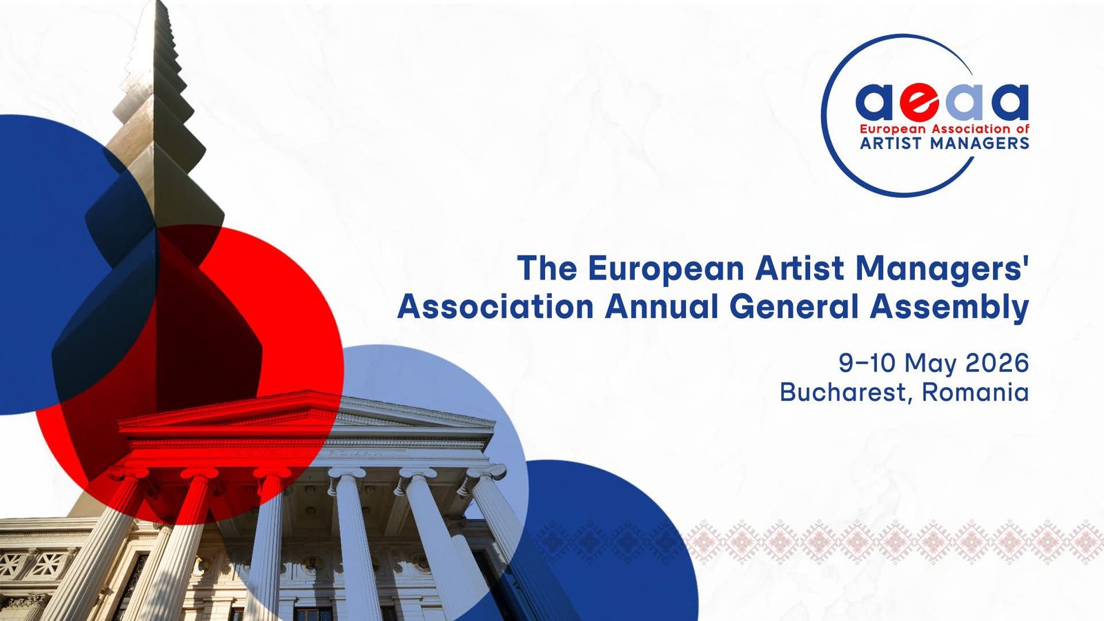 De Ziua Europei, Bucureștiul devine centrul managementului artistic internațional
