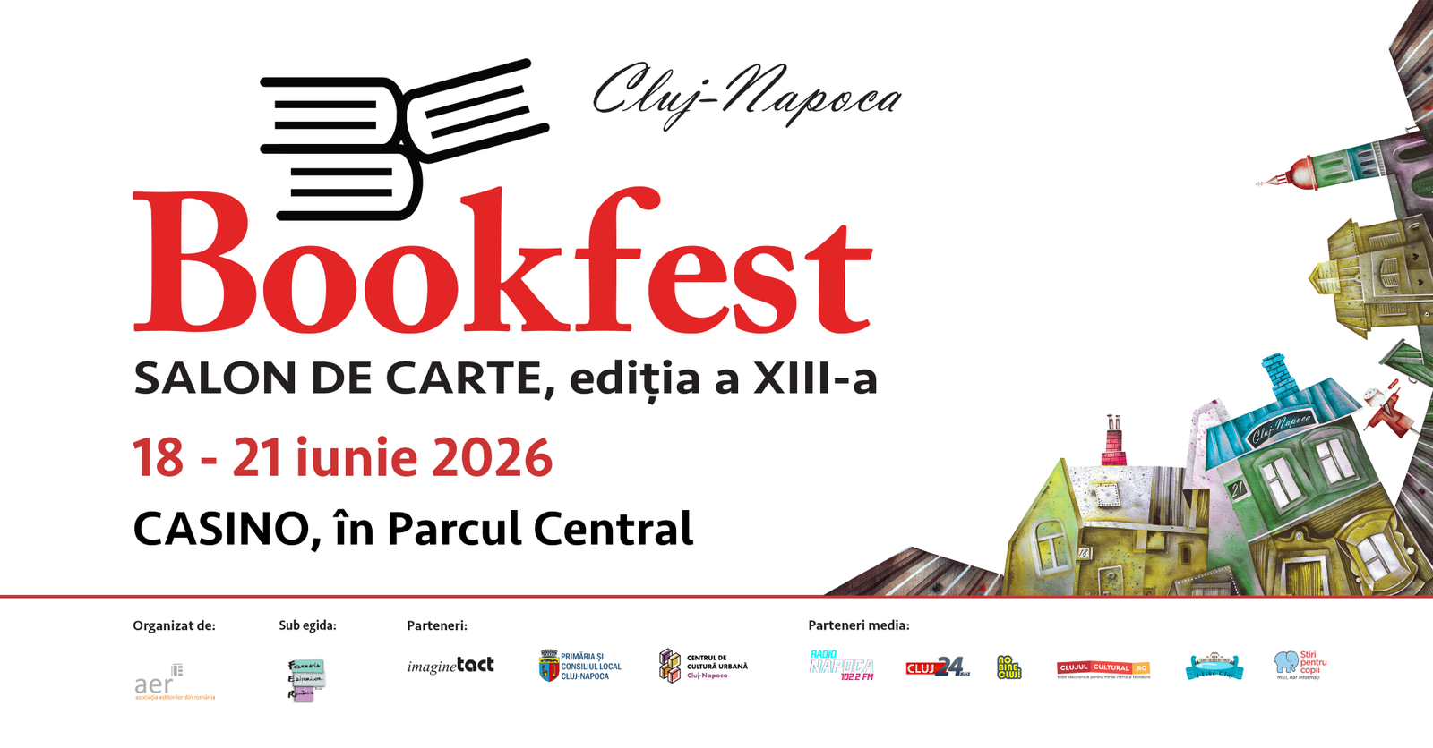 Bookfest revine cu cele mai bune cărți la Cluj-Napoca
