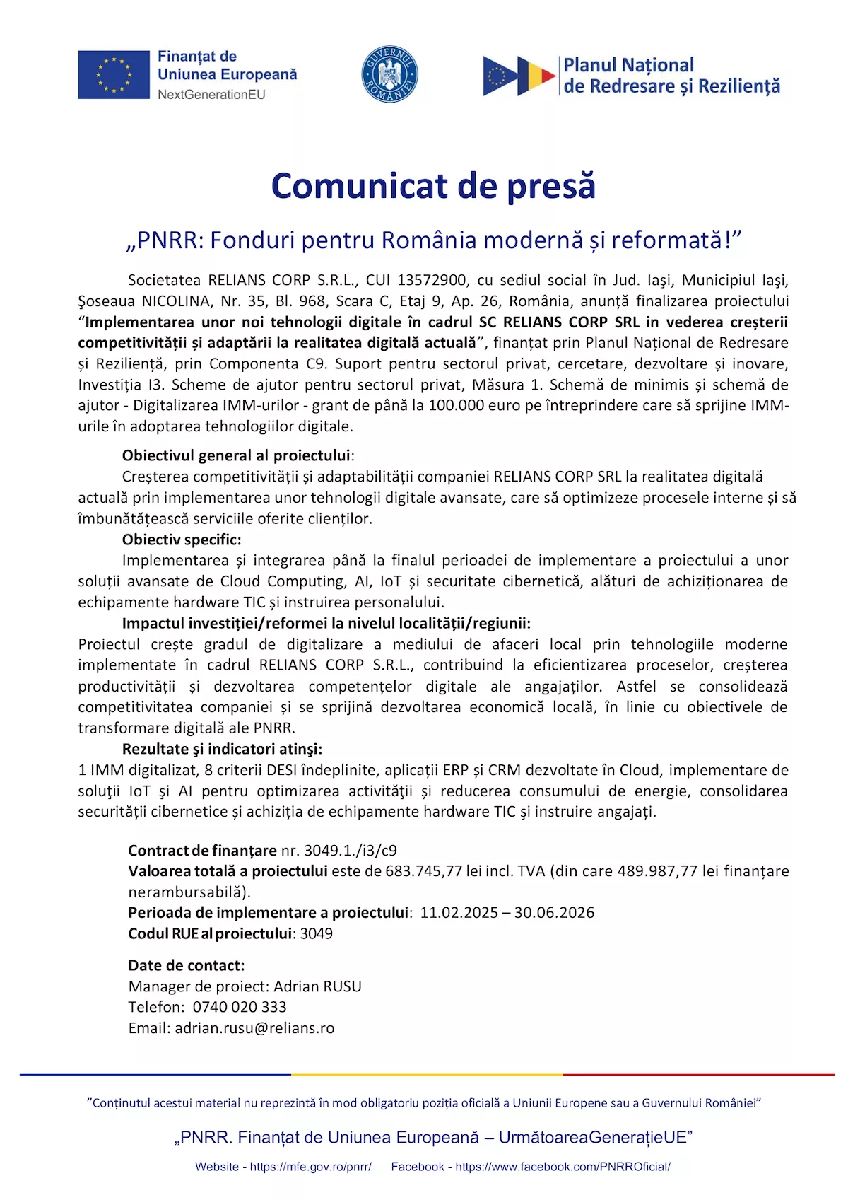 comunicat-de-presa-de-final-relians-digitalizare-pnrr