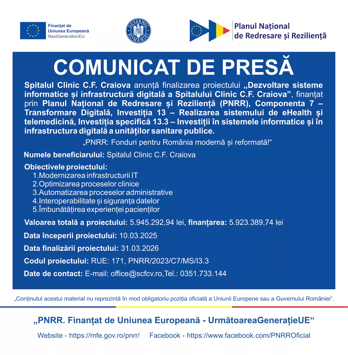 comunicat-online-craiova-spital-cf-online-3-zile