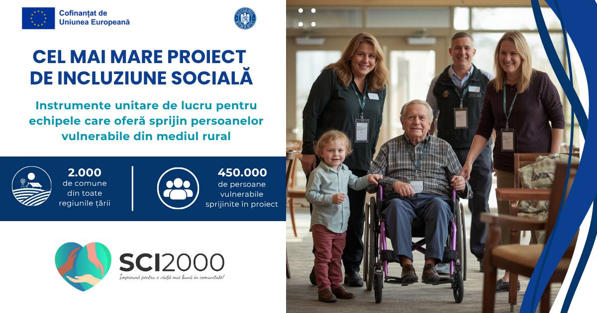 Cel mai mare proiect european de incluziune socială: MMFTSS lansează instrumentele unitare de lucru pentru echipele care oferă sprijin persoanelor vulnerabile din mediul rural
