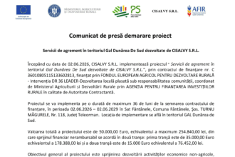 Comunicat de presa demarare proiect_CISALVY S.R-1Comunicat de presa demarare proiect_CISALVY S.R-1