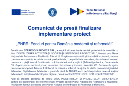 Comunicat de presa finalizare proiect_Stereogis-1