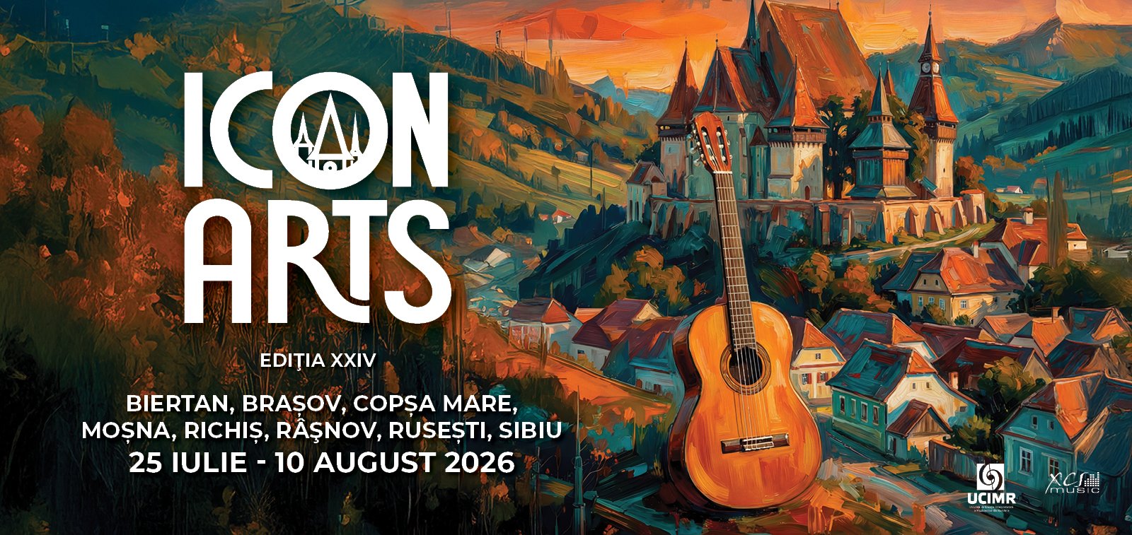 Festivalul ICon Arts Transilvania revine cu cea de-a XXIV-a ediție: două săptămâni în care muzica transformă patrimoniul Transilvaniei într-o scenă internațională