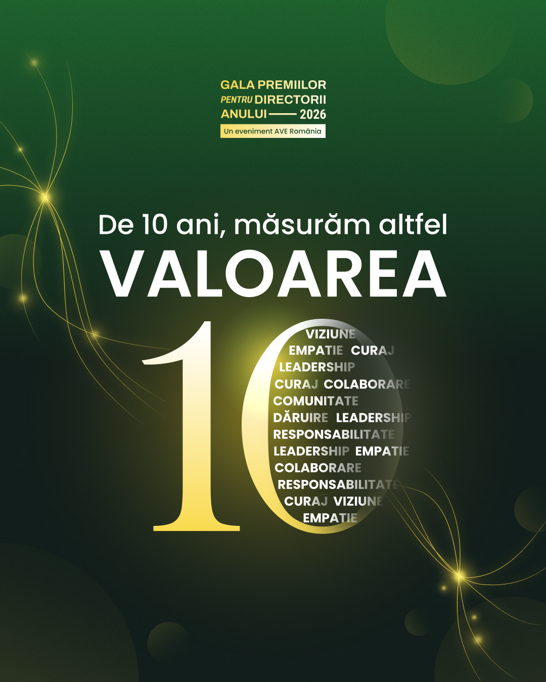 Au început înscrierile la Gala Premiilor pentru Directorii Anului 2026