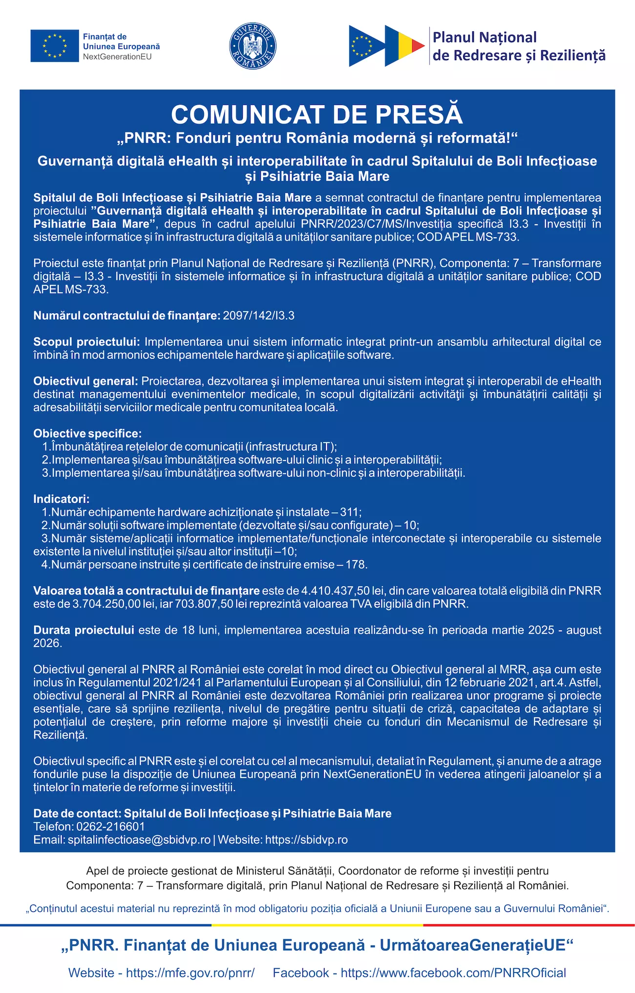 baia-mare-spital-comunicat-online
