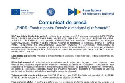 comunicat-de-presa-finalizare-UAT Municipiul Roșiori de Vede