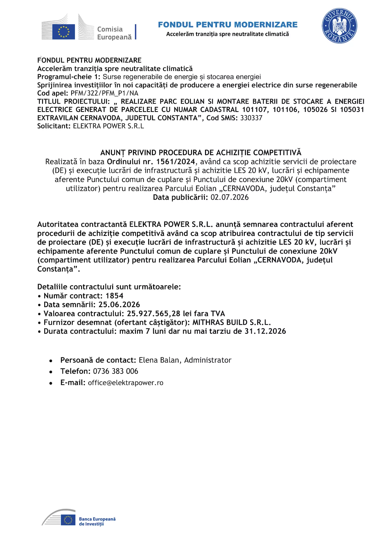elektra-power-anunt-2-semnare-contract