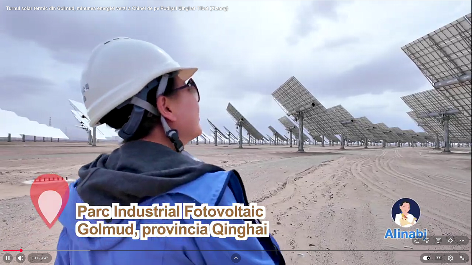 Turnul solar termic din Golmud, minunea energiei verzi a Chinei de pe Podișul Qinghai-Tibet (Xizang)