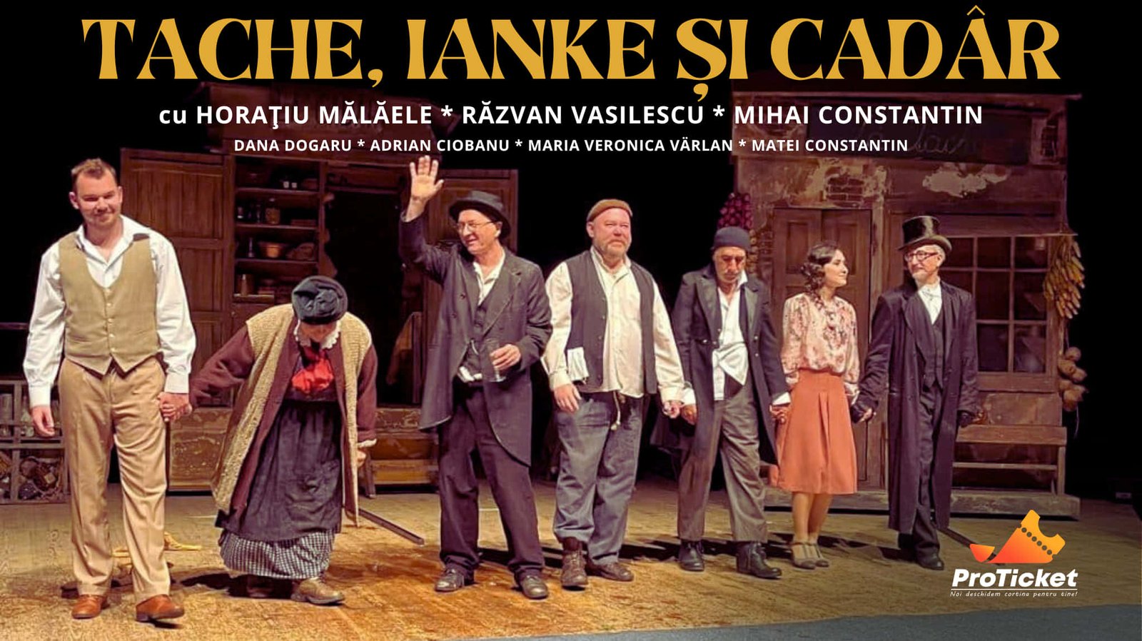 „Take, Ianke și Cadâr, „Fierarii” și „Măscăriciul”, la final de iulie în București