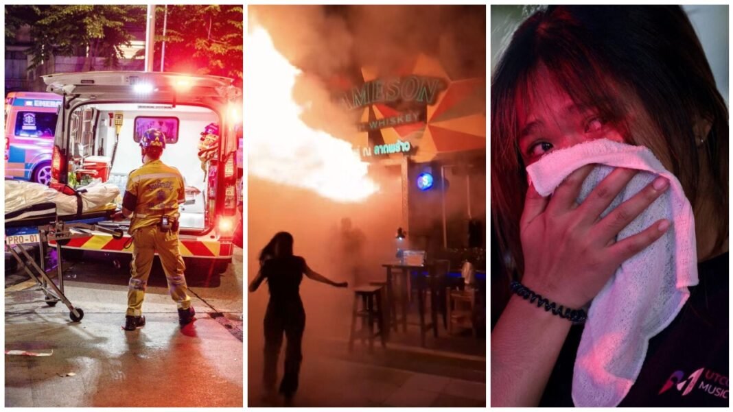 Incendiu devastator într-un bar din Bangkok: cel puțin 27 de morți și zeci de răniți