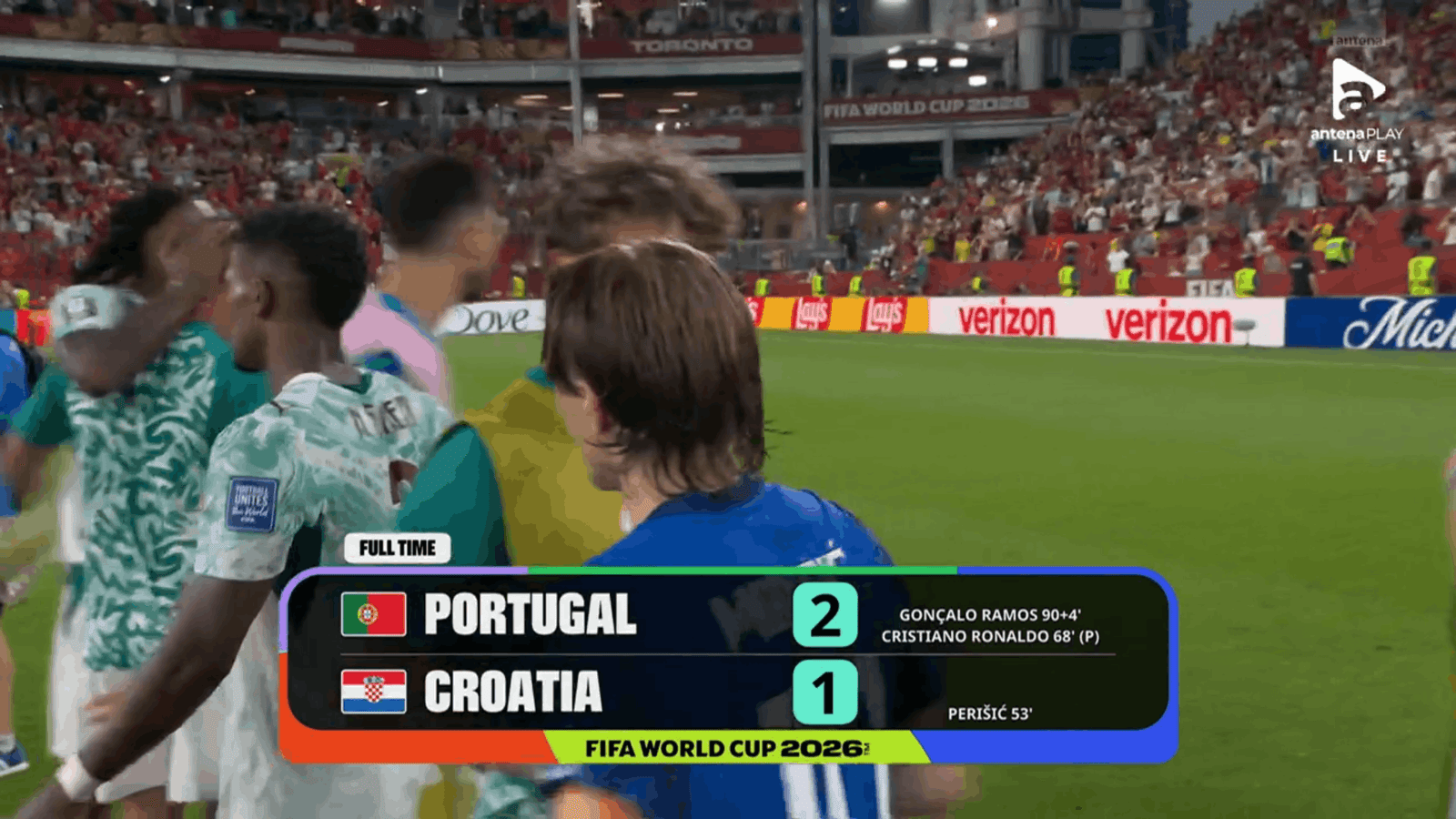 CM Fotbal: După un spectacol aproape ireal, de 10 plus, Portugalia întrece cu un gol Croația