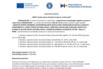 Anunt de presa final proiect - DODODSCAR-2