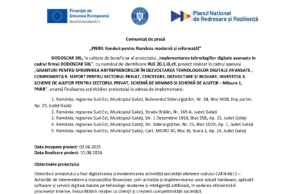 Anunt de presa final proiect - DODODSCAR-2