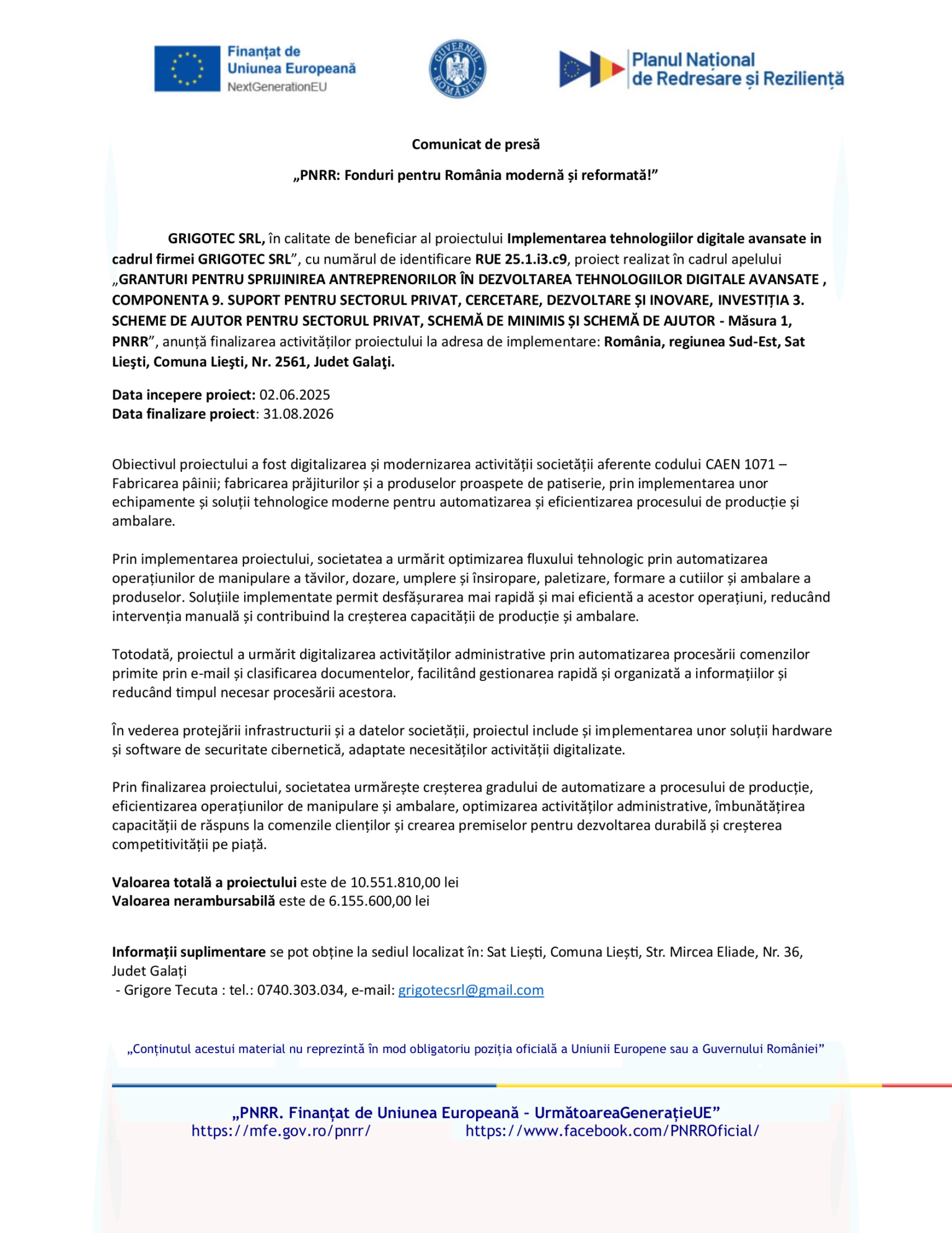 Anunt de presa final proiect-GRIGOTEC-2