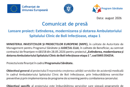 Cluj_Ambulatoriu Sp Boli Infectioase_Comunicat de presa-1