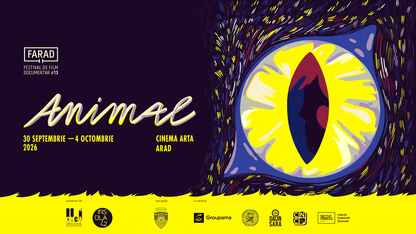 Festivalul internațional de film documentar fARAD, ediția a 13-a 30 septembrie – 4 octombrie 2026 | Cinema Arta, Arad