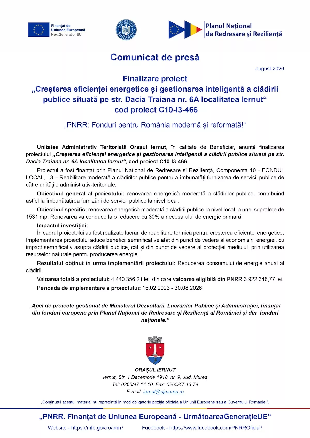 oras-iernut-cresterea-dacia-traiana-c10-i3-466-comunicat-finalizare-proiect