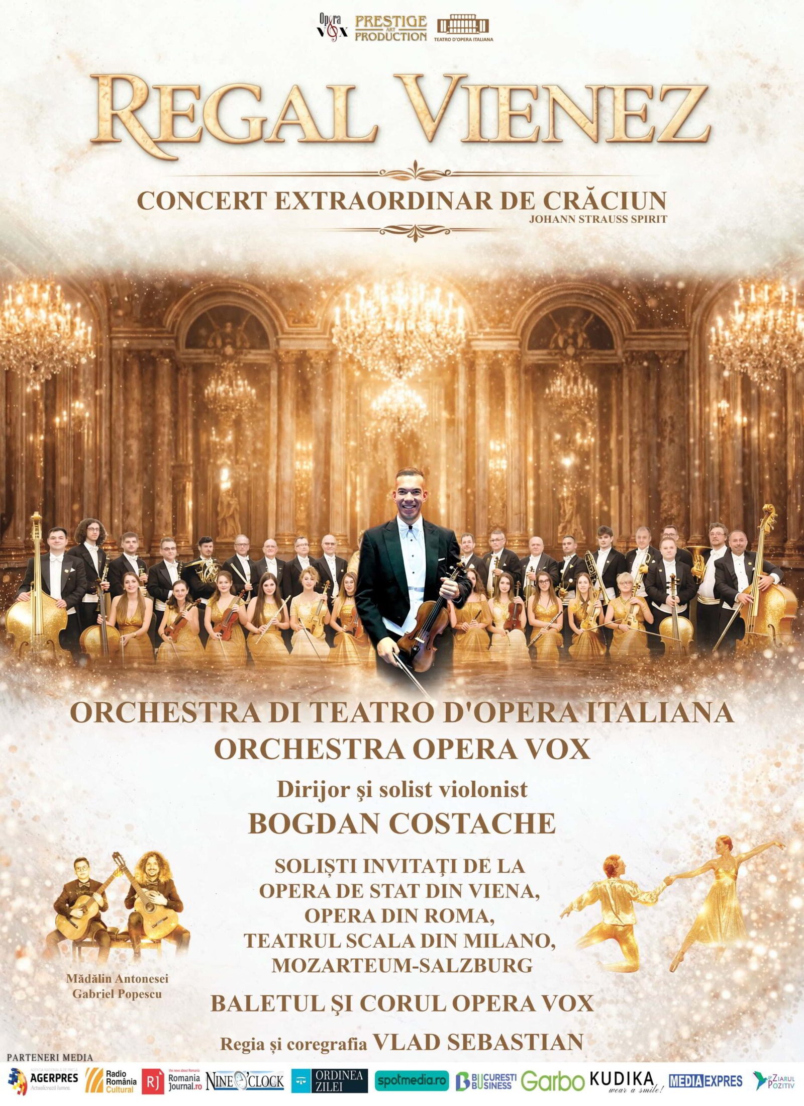 Turneul Național „Regal Vienez” revine cu un Concert Extraordinar de Crăciun în întreaga țară