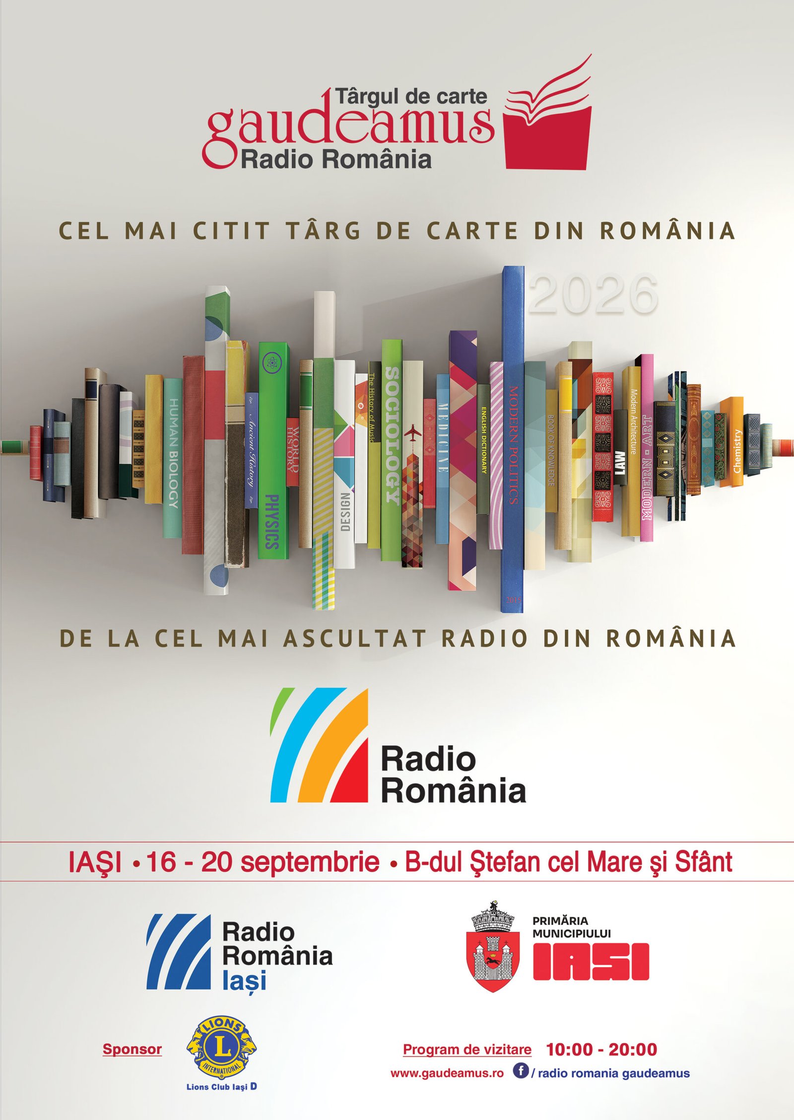 Începe Târgul de Carte Gaudeamus Radio România – Iași