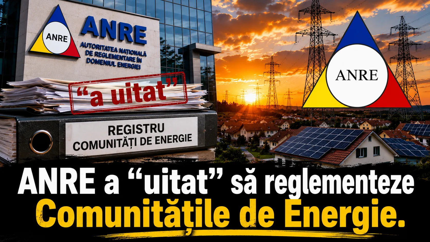APCE: 500 de milioane de euro pentru Comunități de Energie. ANRE a făcut Registrul, dar “a uitat” să facă regulile
