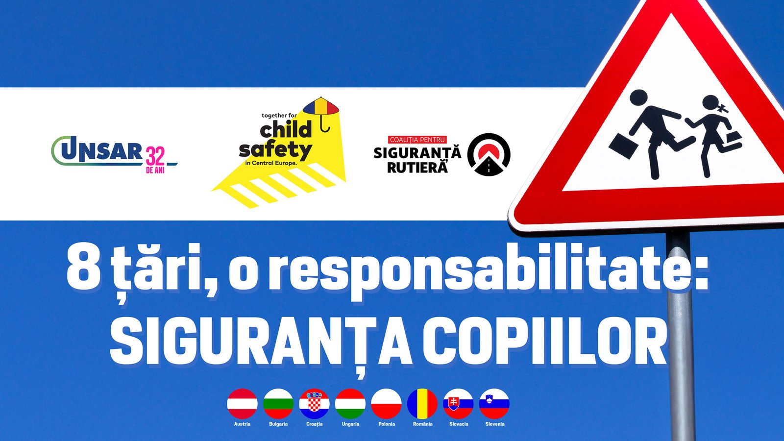 Siguranța copiilor în trafic: opt țări din Europa Centrală se alătură inițiativei Child Safety