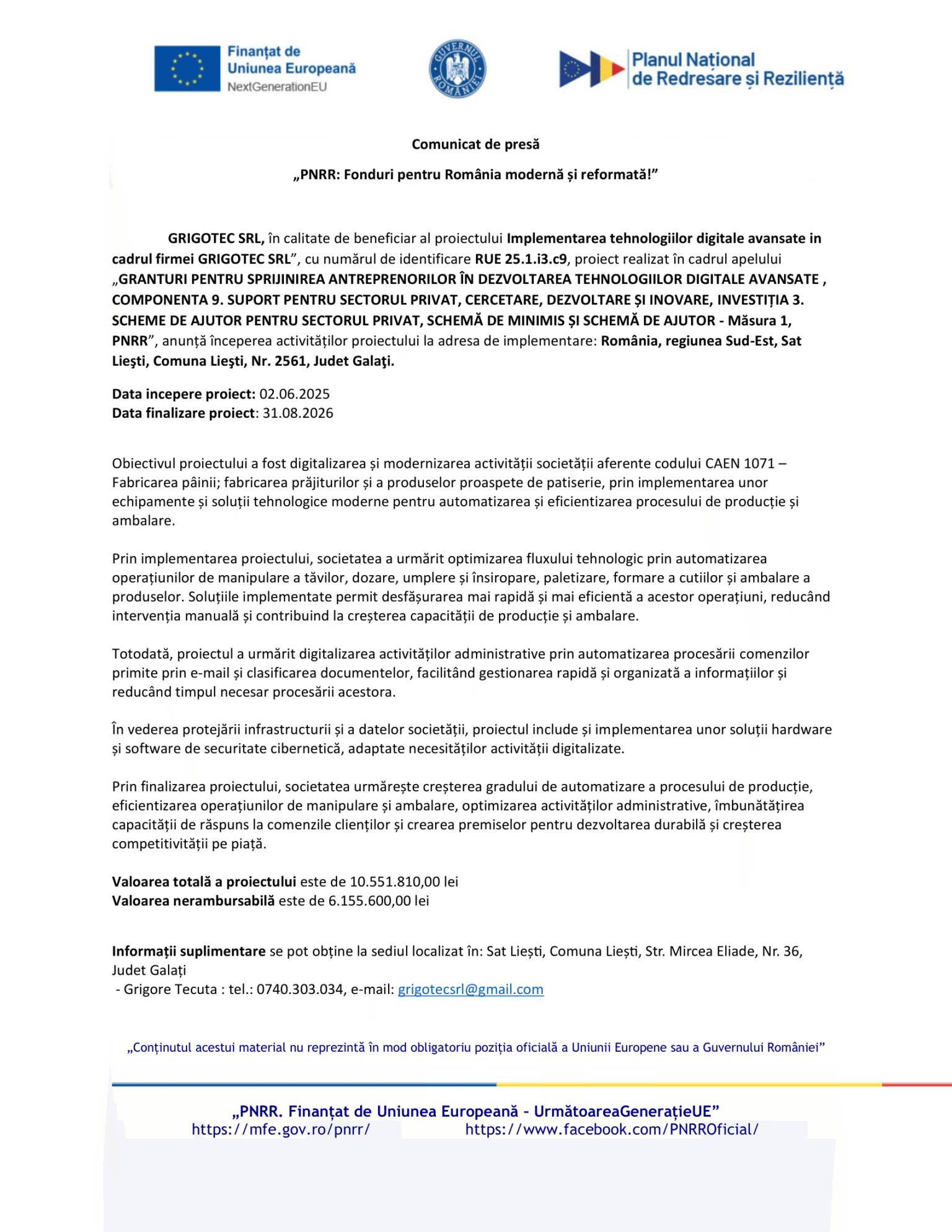 Anunt de presa final proiect-GRIGOTEC-1