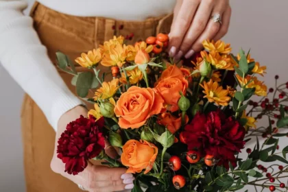 buchet flori toamna
