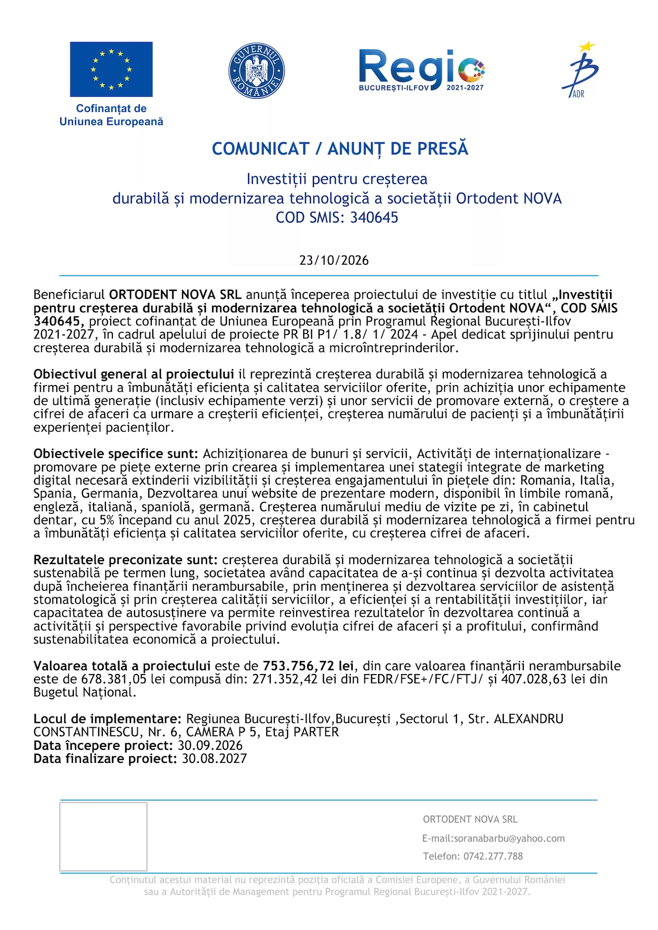 comunicat-de-presa-ortodent-nova