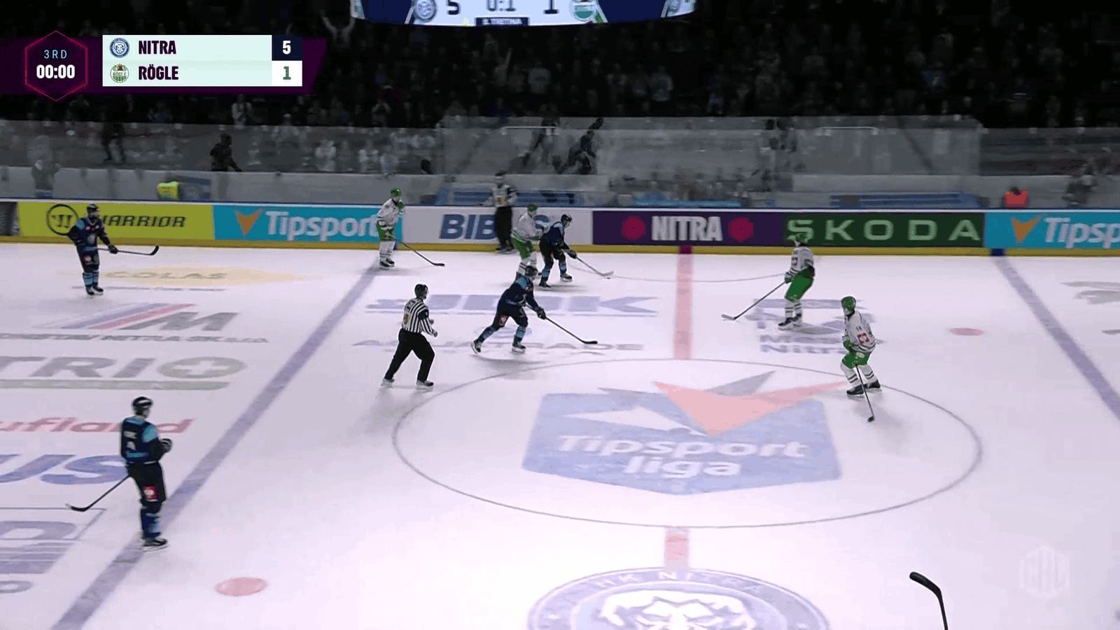 CHL: Nitra surclasează Rögle, dar încă nu e sigură de calificare
